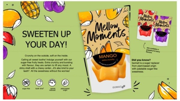 在糖果和口香糖中使用異麥芽酮糖醇進行顏色創新